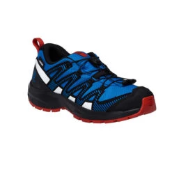 Salomon XA PRO V8 CLIMASALOMON WATERPROOF Kinder Trailrunningschuhe LAPIS BLUE / BLACK / FIERY RED -Mein Camping Geschaft 5638083012 b xa pro v8 climasalomon waterproof salomon 24