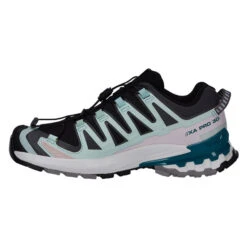 Salomon XA PRO 3D V9 GORE-TEX Damen Wanderschuhe BLACK / BLEACHED AQUA / HARBOR -Mein Camping Geschaft 5638083019 e xa pro 3d v9 goretex salomon 24