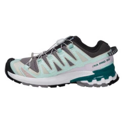 Salomon XA PRO 3D V9 Damen Wanderschuhe GULL / WHITE / BLEACHED AQUA -Mein Camping Geschaft 5638083075 c xa pro 3d v9 salomon 24
