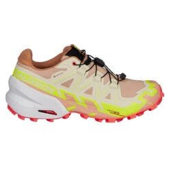 Salomon SPEEDCROSS 6 GORE-TEX Damen Trailrunningschuhe HAZELNUT / SAFETY YELLOW / FIE