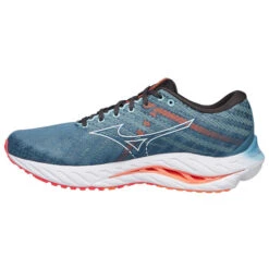 Mizuno WAVE INSPIRE 19 Herren Laufschuhe PROVINCEBLUE / WHITE / LIGHTOR -Mein Camping Geschaft 5638084585 c wave inspire 19 mizuno 24