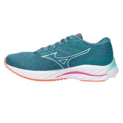 Mizuno WAVE RIDER 26 Damen Laufschuhe ANTISAND / WHITE / LIGHTORANGE -Mein Camping Geschaft 5638084596 c wave rider 26 mizuno 24
