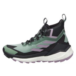 Adidas TERREX FREE HIKER 2 GTX W Damen Wanderstiefel SILVER GREEN/PRELOVED FIG/CARB -Mein Camping Geschaft 5638087642 c terrex free hiker 2 gtx w adidas 24