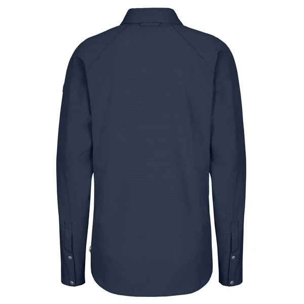 FJÄLLRÄVEN Fjällräven ABISKO TREKKING SHIRT W Damen Outdoor Bluse DARK NAVY 5 FJÄLLRÄVEN Fjällräven ABISKO TREKKING SHIRT W Damen Outdoor Bluse DARK NAVY – Bild 3