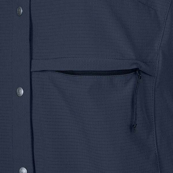 FJÄLLRÄVEN Fjällräven ABISKO TREKKING SHIRT W Damen Outdoor Bluse DARK NAVY 6 FJÄLLRÄVEN Fjällräven ABISKO TREKKING SHIRT W Damen Outdoor Bluse DARK NAVY – Bild 4