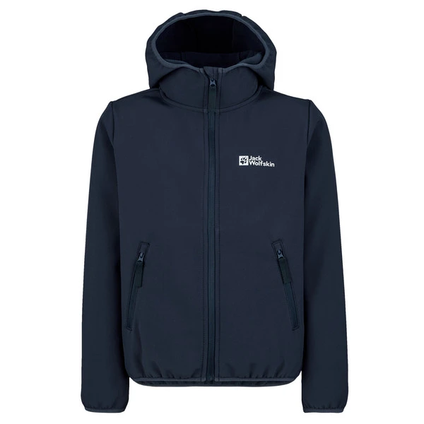 Jack Wolfskin FOURWINDS JACKET KIDS Kinder Softshelljacke NIGHT BLUE 3 Jack Wolfskin FOURWINDS JACKET KIDS Kinder Softshelljacke NIGHT BLUE