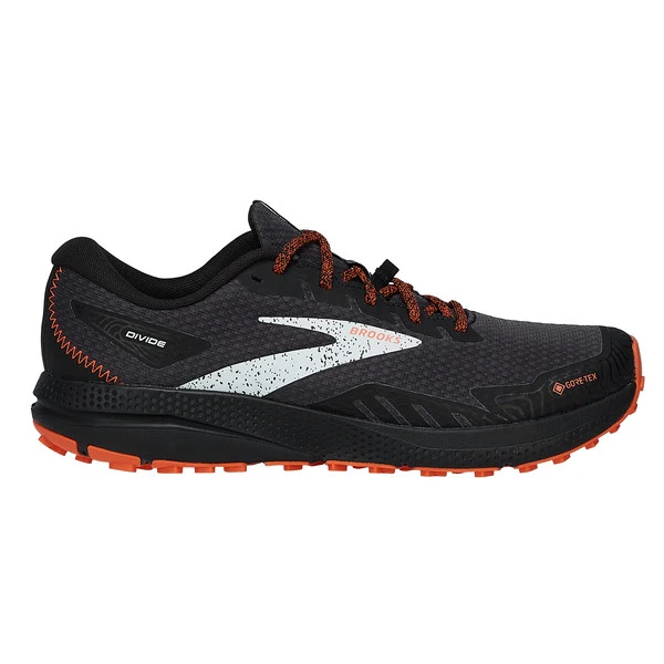 Brooks DIVIDE 4 GTX Herren Trailrunningschuhe BLACK/FIRECRACKER/BLUE 3 Brooks DIVIDE 4 GTX Herren Trailrunningschuhe BLACK/FIRECRACKER/BLUE
