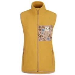 Kari Traa ROTHE VEST Damen Fleecejacke DUSTY YELLOW