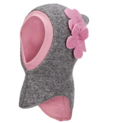 Pure Pure By Bauer SCHLUPFMÜTZE WALK Kinder Wollmütze GRAU-MELANGE