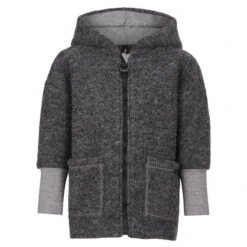 Pure Pure By Bauer MINI-DUFFLECOAT WALK Kinder Wolljacke GRAU-MELANGE
