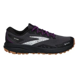 Brooks DIVIDE 4 GTX Damen Trailrunningschuhe BLACK/BLACKENED PEARL/PURPLE